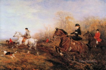 古典的 Painting - キャンパー・ヘイウッド・ハーディの狩猟に出発